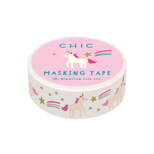 Greeting Life - Washi Tape - Chic Series - Unicorns