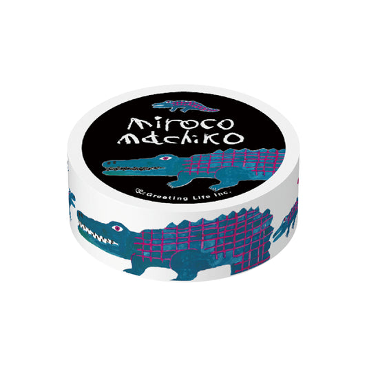 Greeting Life - Washi Tape - Miroco Machiko - Crocodile