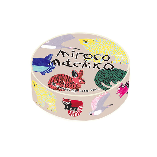 Greeting Life - Washi Tape - Miroco Machiko - Endangered Species