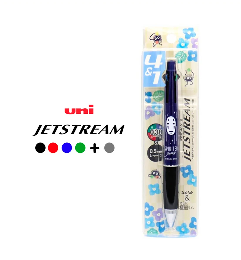 Studio Ghibli - Spirited Away - Limited Edition Jetstream 4+1 Ballpoint Multi-Pen and Pencil