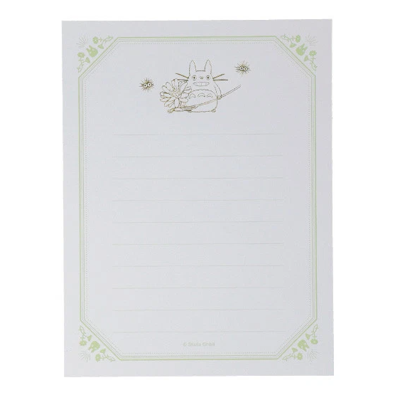 Studio Ghibli - LIFE Noble Foil-Stamped Letter Set - My Neighbor Totoro