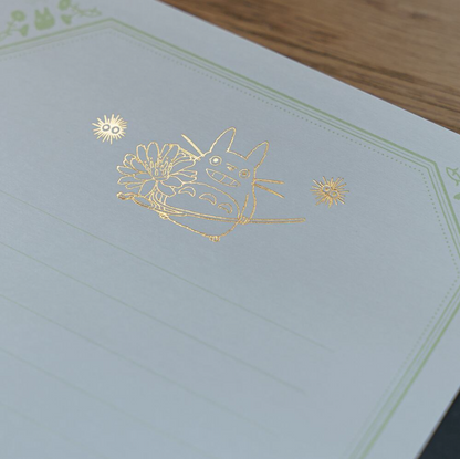 Studio Ghibli - LIFE Noble Foil-Stamped Letter Set - My Neighbor Totoro