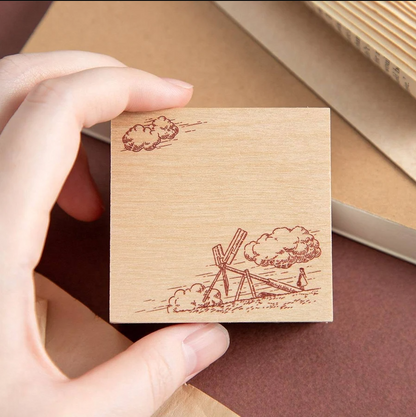 Beverly x Studio Ghibli - Movie Scene Stamps - Castle in the Sky