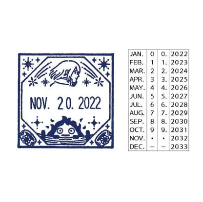 Movic x Studio Ghibli - Date Stamp - Howl's Moving Castle
