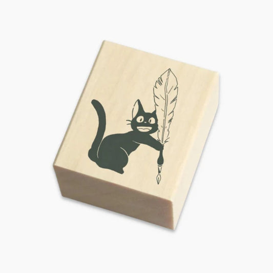 Beverly x Studio Ghibli - Rubber Stamp - Kiki's Delivery Service - Jiji and Pen
