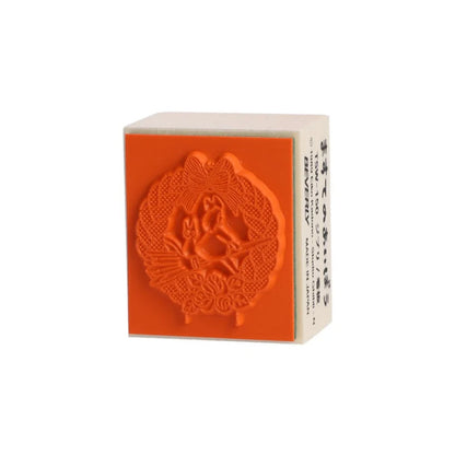 Beverly x Studio Ghibli - Rubber Stamp - Kiki's Delivery Service - Kiki & Jiji Wreath