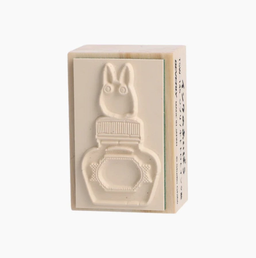 Beverly x Studio Ghibli - Rubber Stamp - My Neighbor Totoro - Small Totoro and Ink Bottle