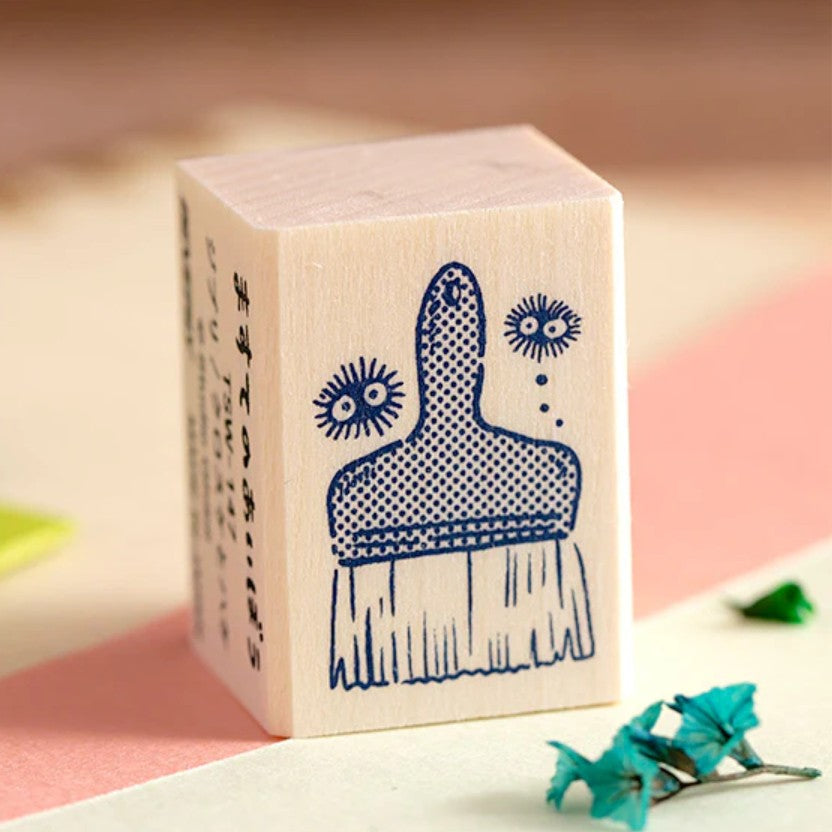 Beverly x Studio Ghibli - Rubber Stamp - My Neighbor Totoro - Soot Sprites and Brush
