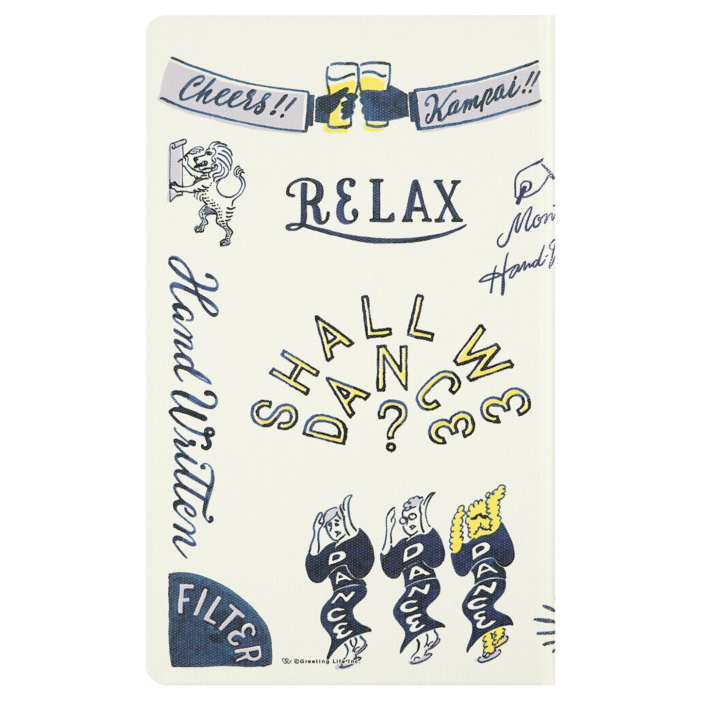 Greeting Life - CHALKBOY 2026 Hardcover Daily Planner - White