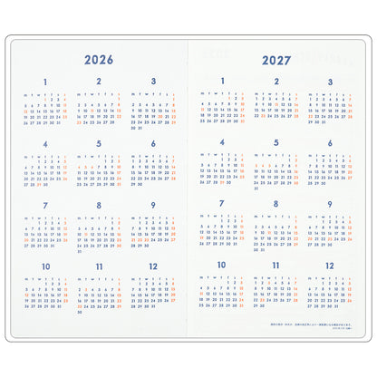 Greeting Life - CHALKBOY 2026 Hardcover Daily Planner - Green