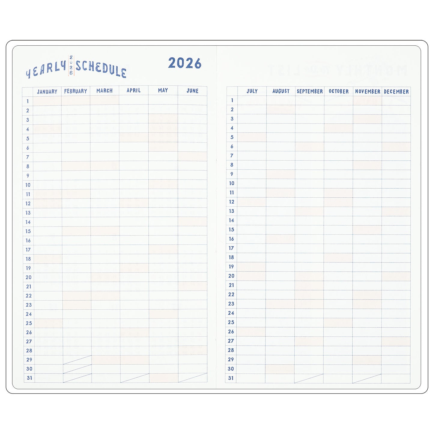 Greeting Life - CHALKBOY 2026 Hardcover Daily Planner - Green