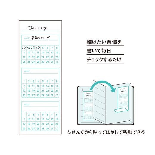 Greeting Life - Planner Stickers - Habit Tracker