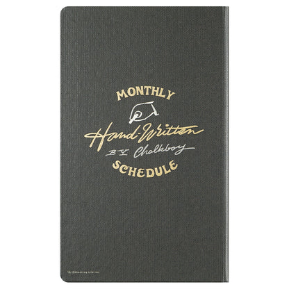 Greeting Life - CHALKBOY 2026 Hardcover Daily Planner - Black