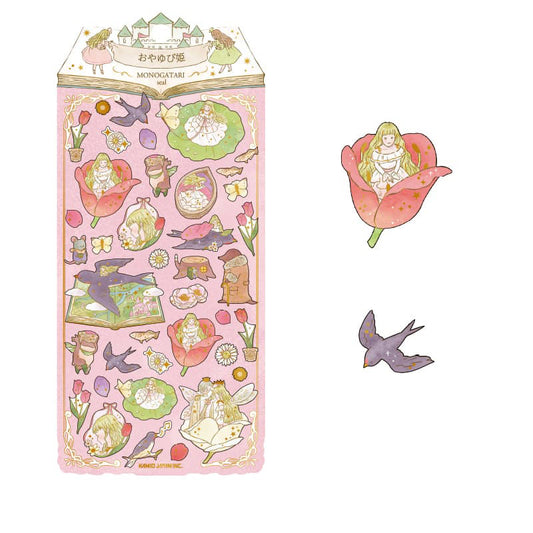 Kamio Japan - Monogatari Fairy Tale Stickers - Thumbleina