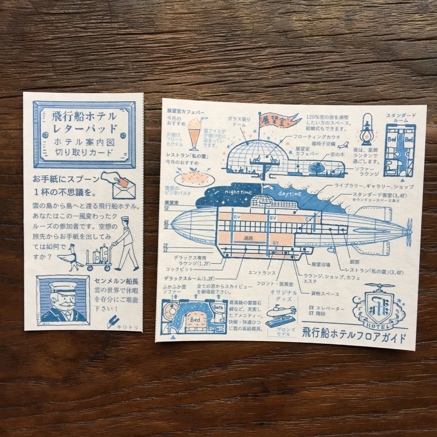 LIFE - Kyupodo - Airship Hotel Letter Pad