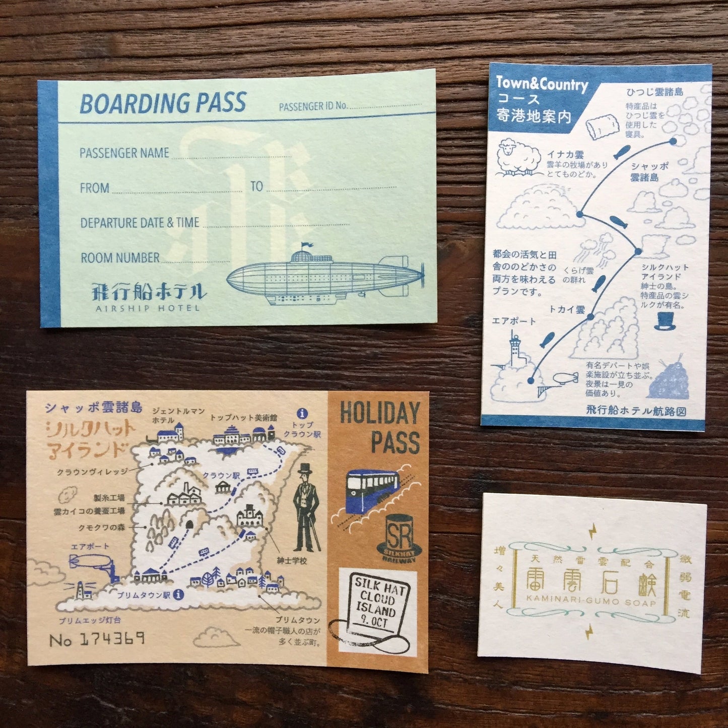 LIFE - Kyupodo - Airship Hotel Letter Pad