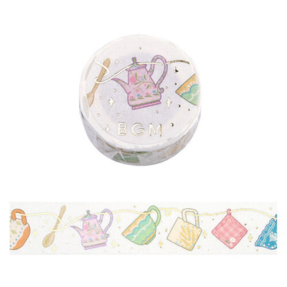BGM Washi Tape - Life - Tea Time