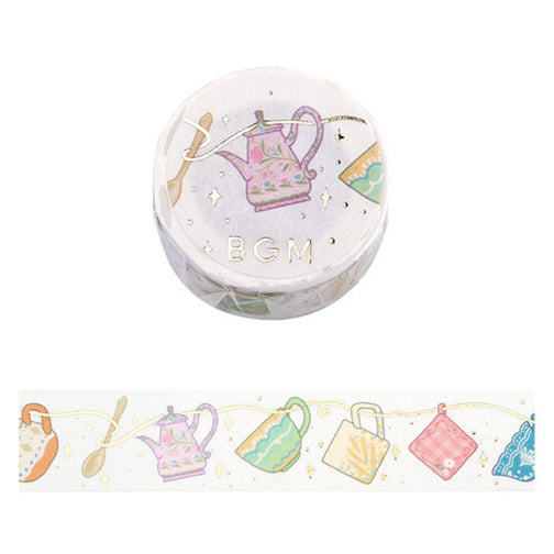 BGM Washi Tape - Life - Tea Time