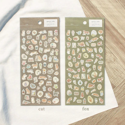 Mind Wave Quiet Life Mini Stickers - Cat