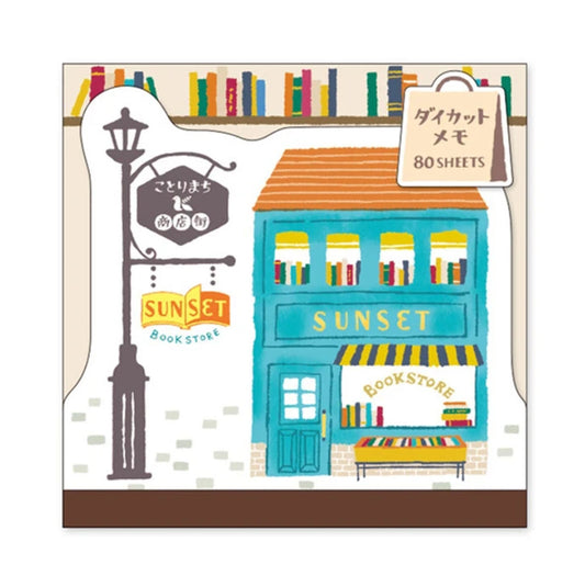 Kotorimachi Shogenai Die-cut Notepad - Book Store