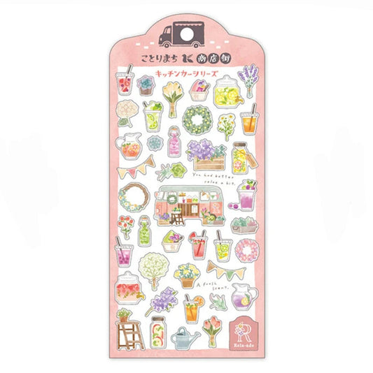 Kotorimachi Shotengai Stickers - Fruit and Juice Stand