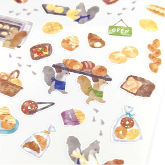 Mind Wave Little Kitchen Stickers - Bakery (Squirrels)