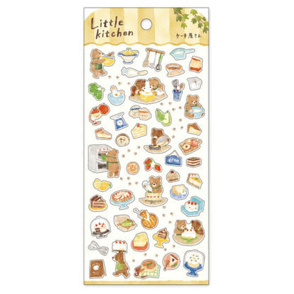 Mind Wave Little Kitchen Stickers - Cake Shop (Bears)