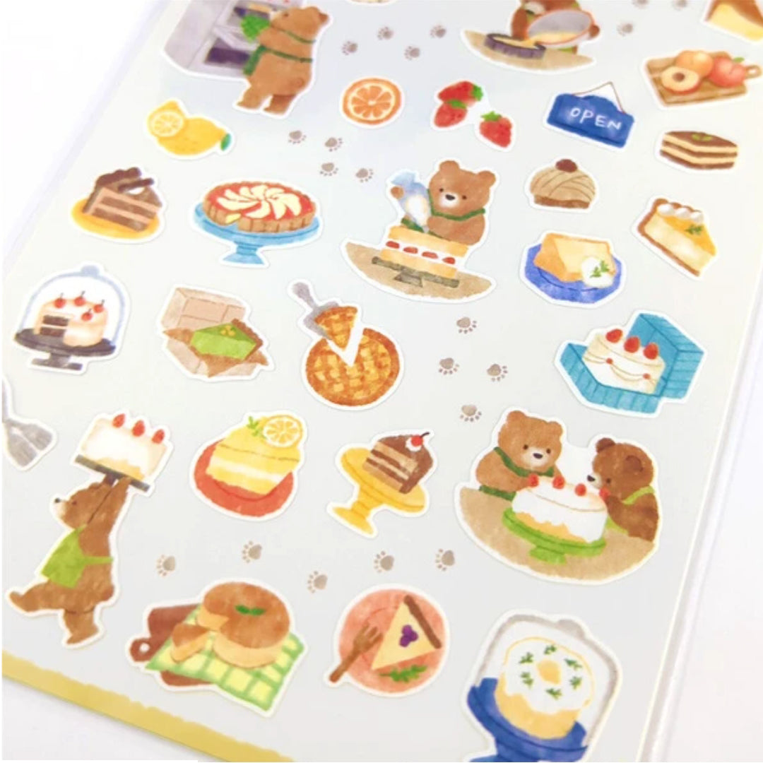 Mind Wave Little Kitchen Stickers - Cake Shop (Bears)