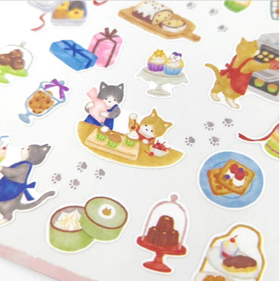 Mind Wave Little Kitchen Stickers - Confectionery (Cats)