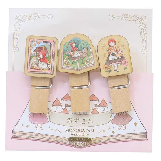 Kamio - Monogatari - Wooden Clips - Little Red Riding Hood