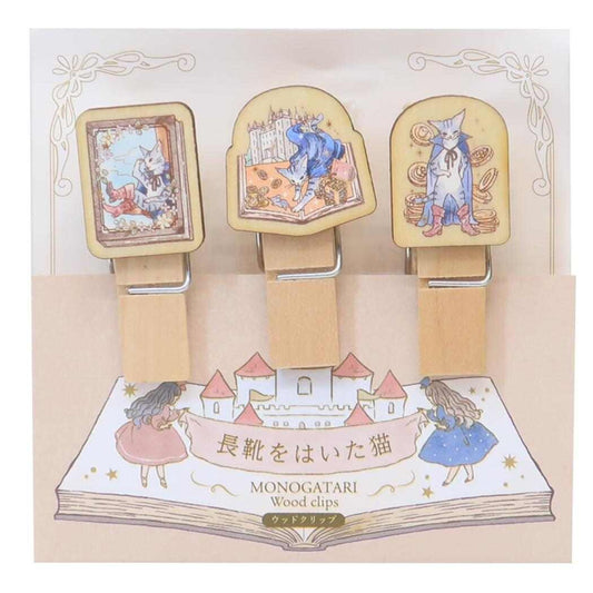 Kamio - Monogatari - Wooden Clips - Puss in Boots