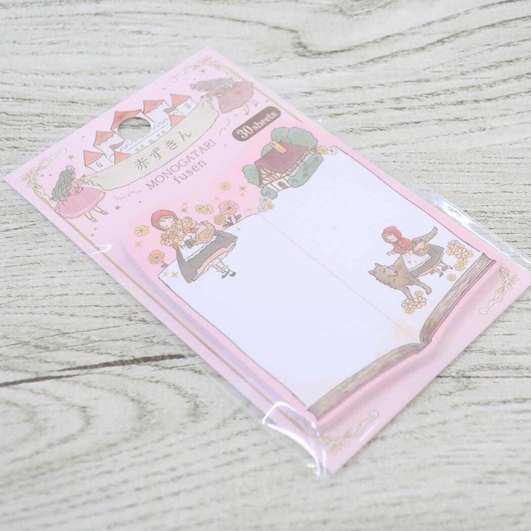 Kamio - Monogatari - Die Cut Sticky Notes - Little Red Riding Hood