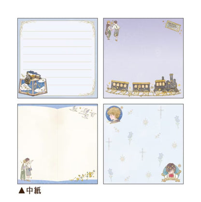 Kamio - Monogatari - Block Memo Pad - Night on the Galactic Railroad
