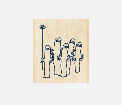 Beverly - Rubber Stamp - Moomin - Hattifatteners