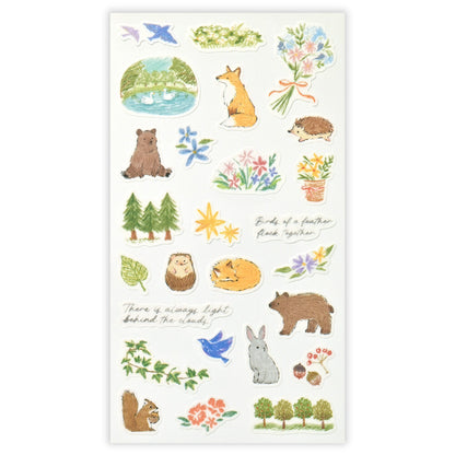 NB Co. Ltd. - Deco Time Layering Stickers - Forest Animals