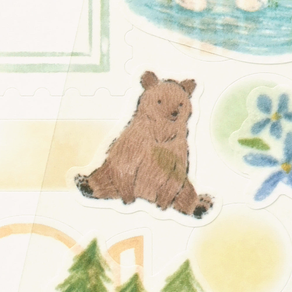 NB Co. Ltd. - Deco Time Layering Stickers - Forest Animals