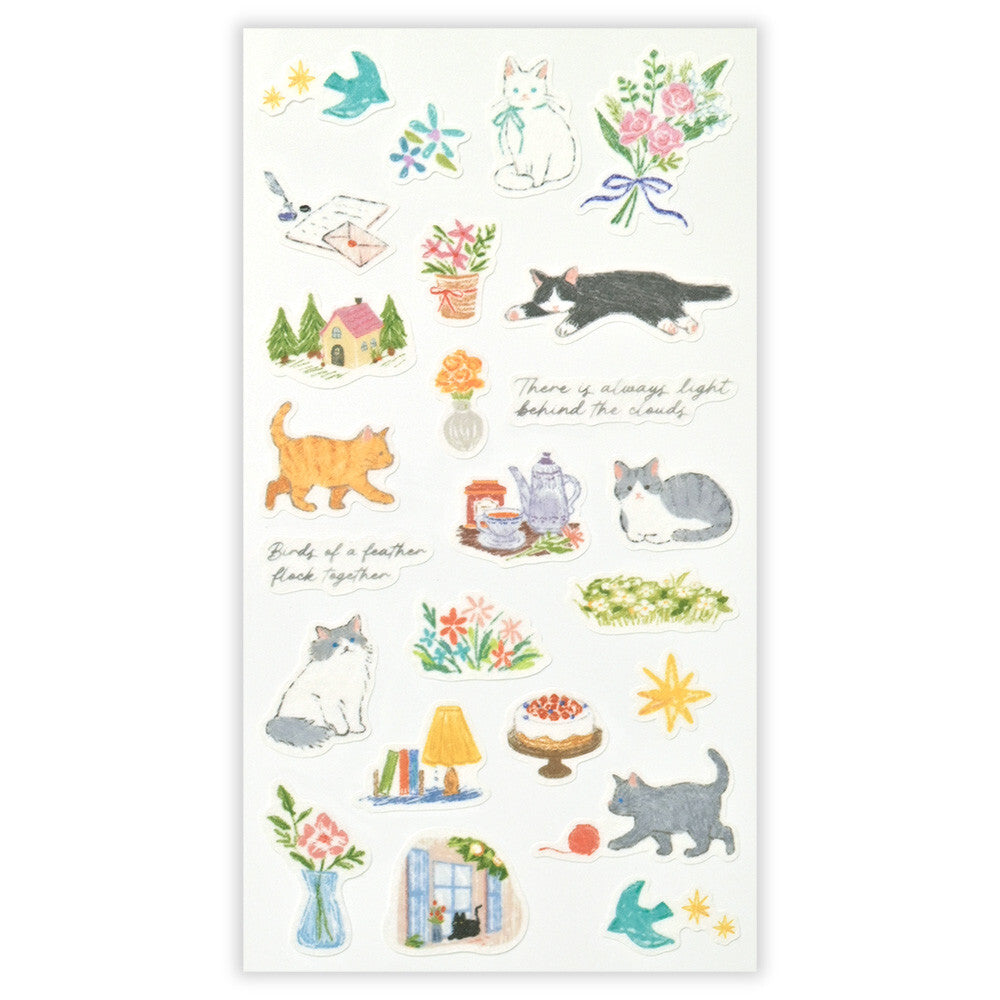 NB Co. Ltd. - Deco Time Layering Stickers - Cat