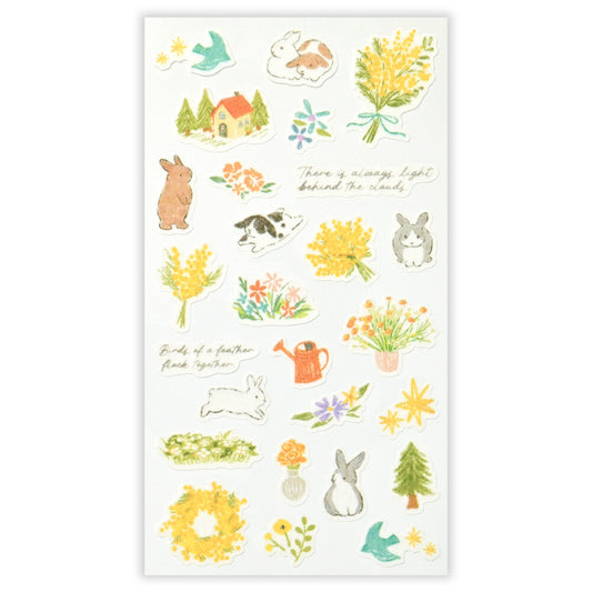 NB Co. Ltd. - Deco Time Layering Stickers - Rabbit