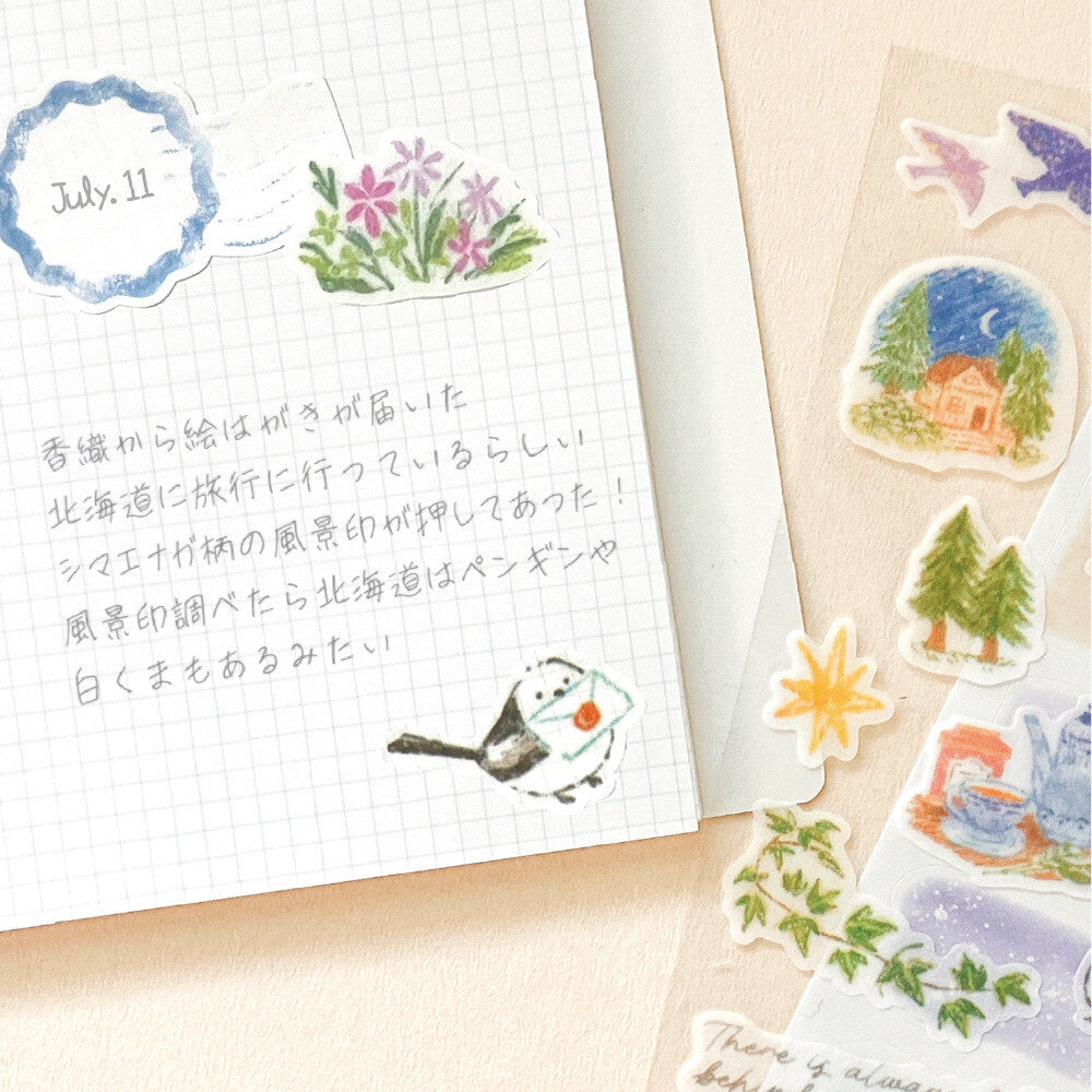 NB Co. Ltd. - Deco Time Layering Stickers - Shima Eniga