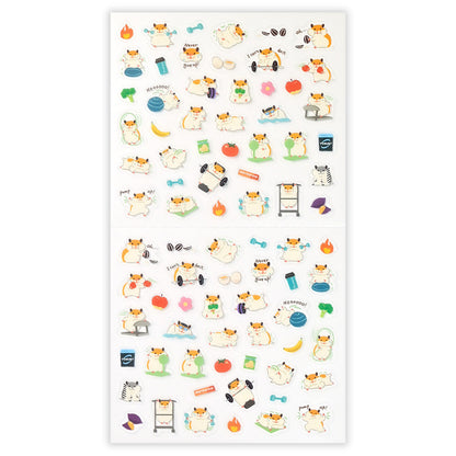 NB Co. Ltd. - Planner Stickers - Exercise - Hamster