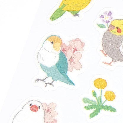 NB Co. Ltd. - Sticker Sheet - Playing in Spring (Sakura and Birds)