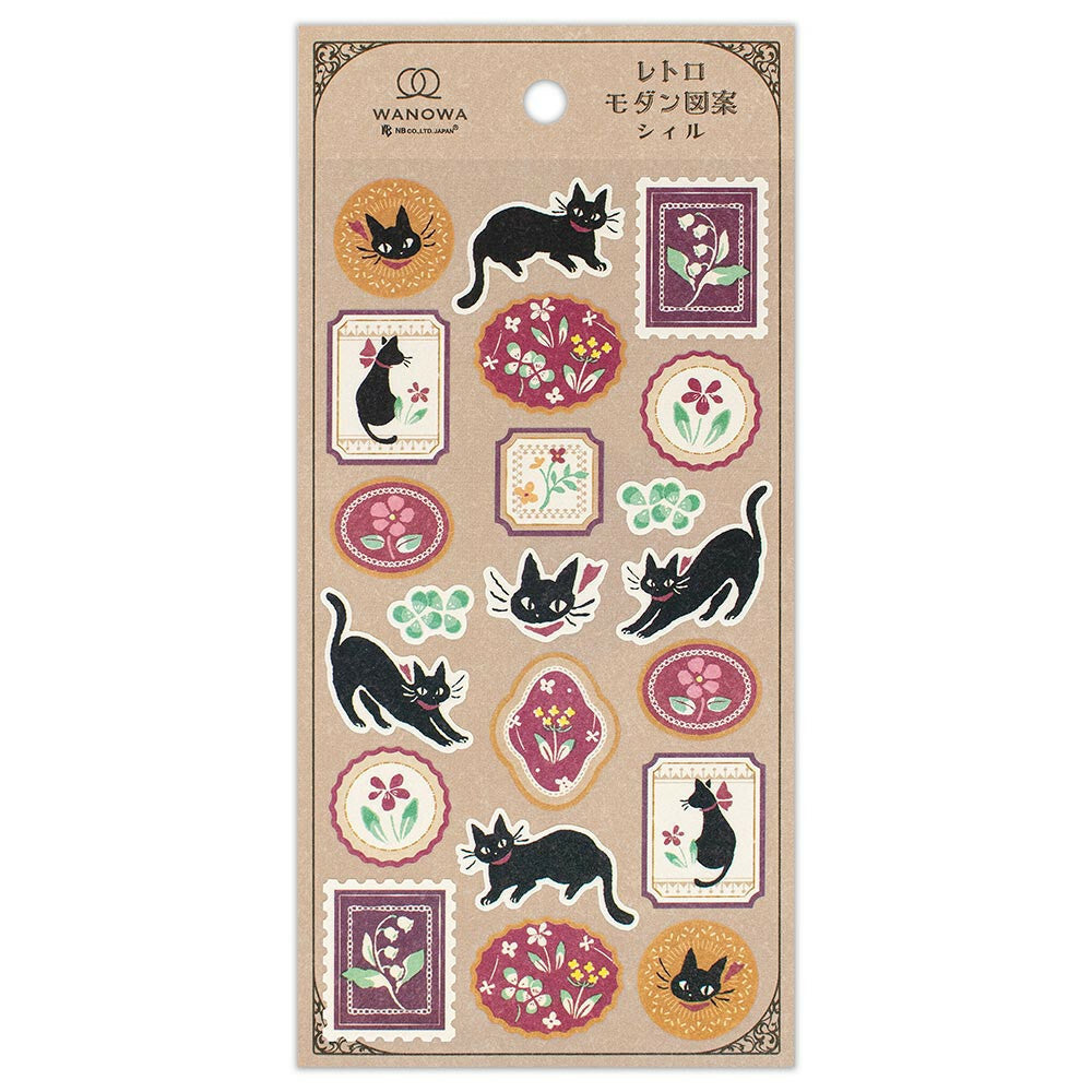 NB Co. Ltd. - Wanowa Stickers - Black Cat