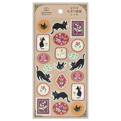 NB Co. Ltd. - Wanowa Stickers - Black Cat