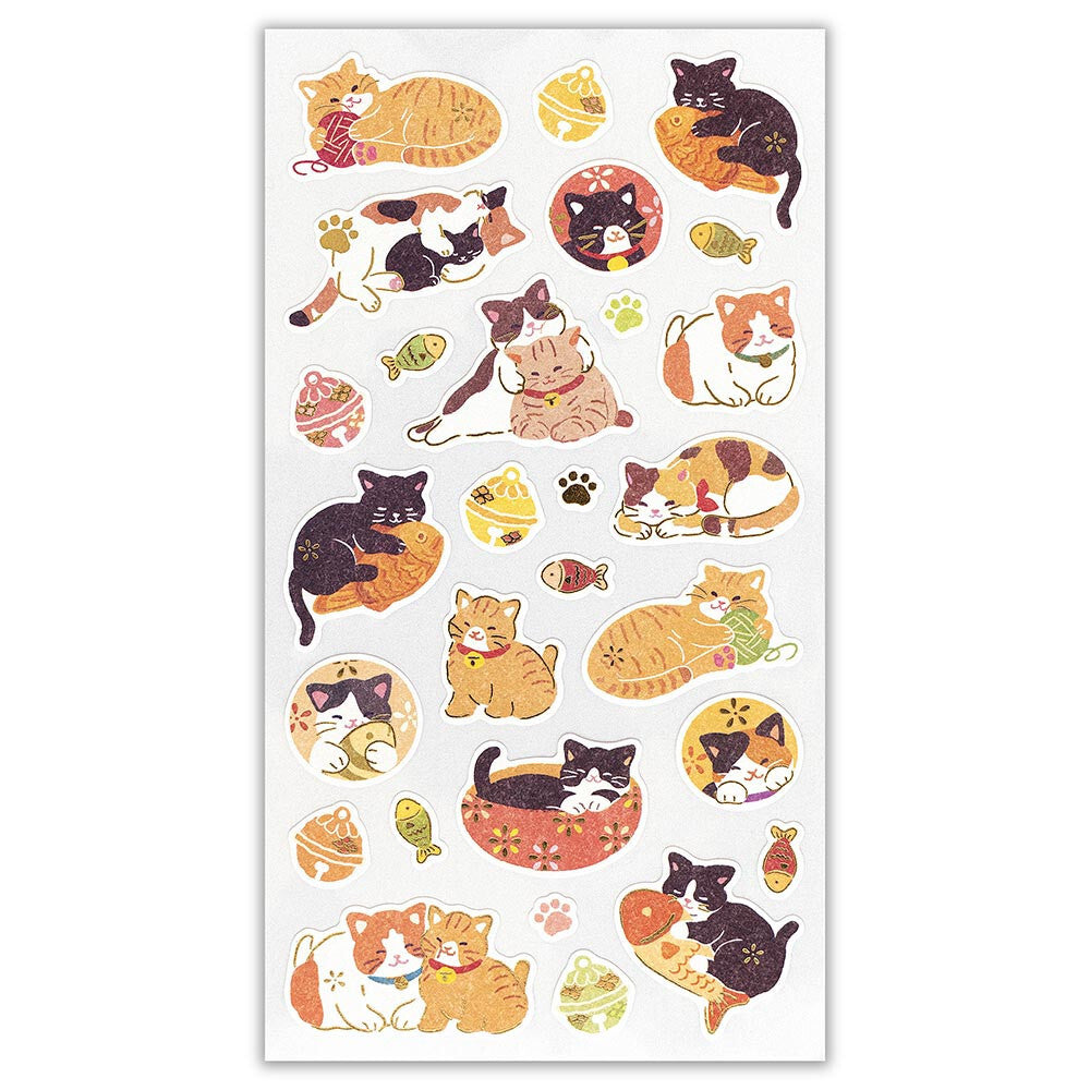 NB Co. Ltd. - Wanowa Stickers - Japanese Cats