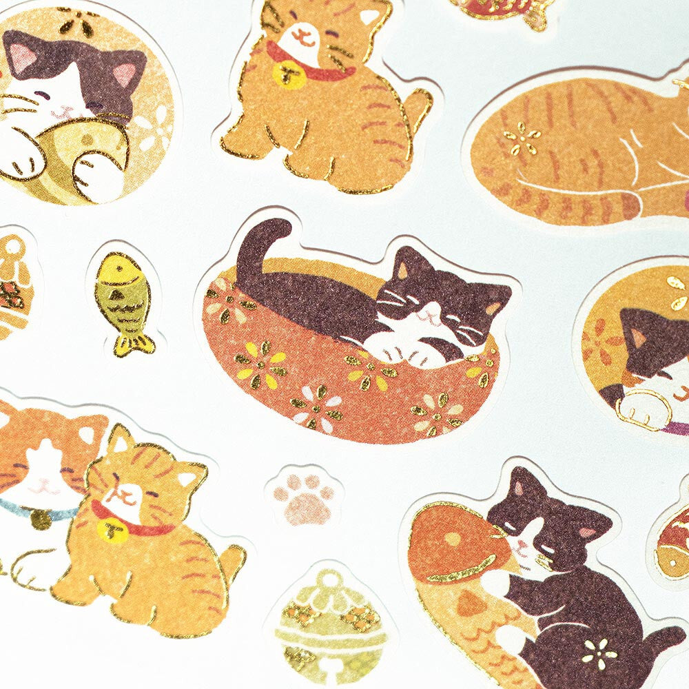 NB Co. Ltd. - Wanowa Stickers - Japanese Cats