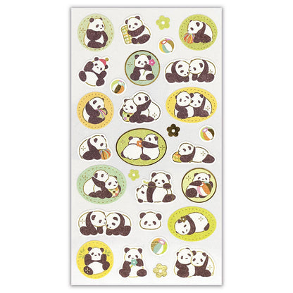 NB Co. Ltd. - Wanowa Stickers - Gold Foil Panda