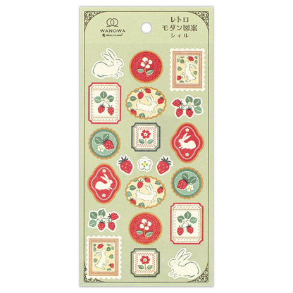 NB Co. Ltd. - Wanowa Stickers - Strawberry Rabbit