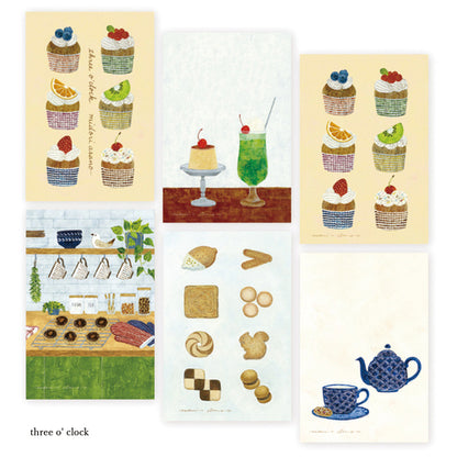 Cozyca - Postcard Book - Midori Asano - Three O'Clock