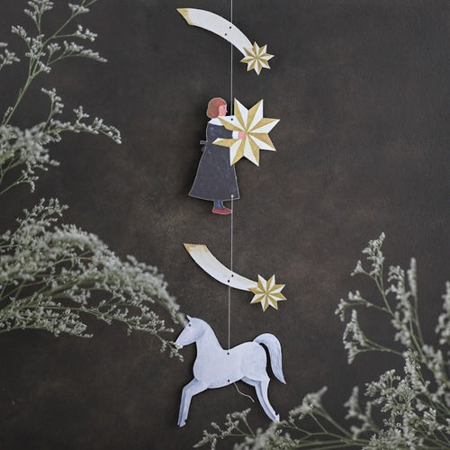 Cozyca - Art Mobile Greeting Card - Nishi Shuku - Shooting Star