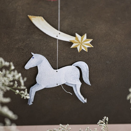 Cozyca - Art Mobile Greeting Card - Nishi Shuku - Shooting Star